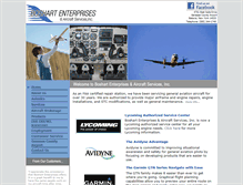 Tablet Screenshot of boshartaviation.com